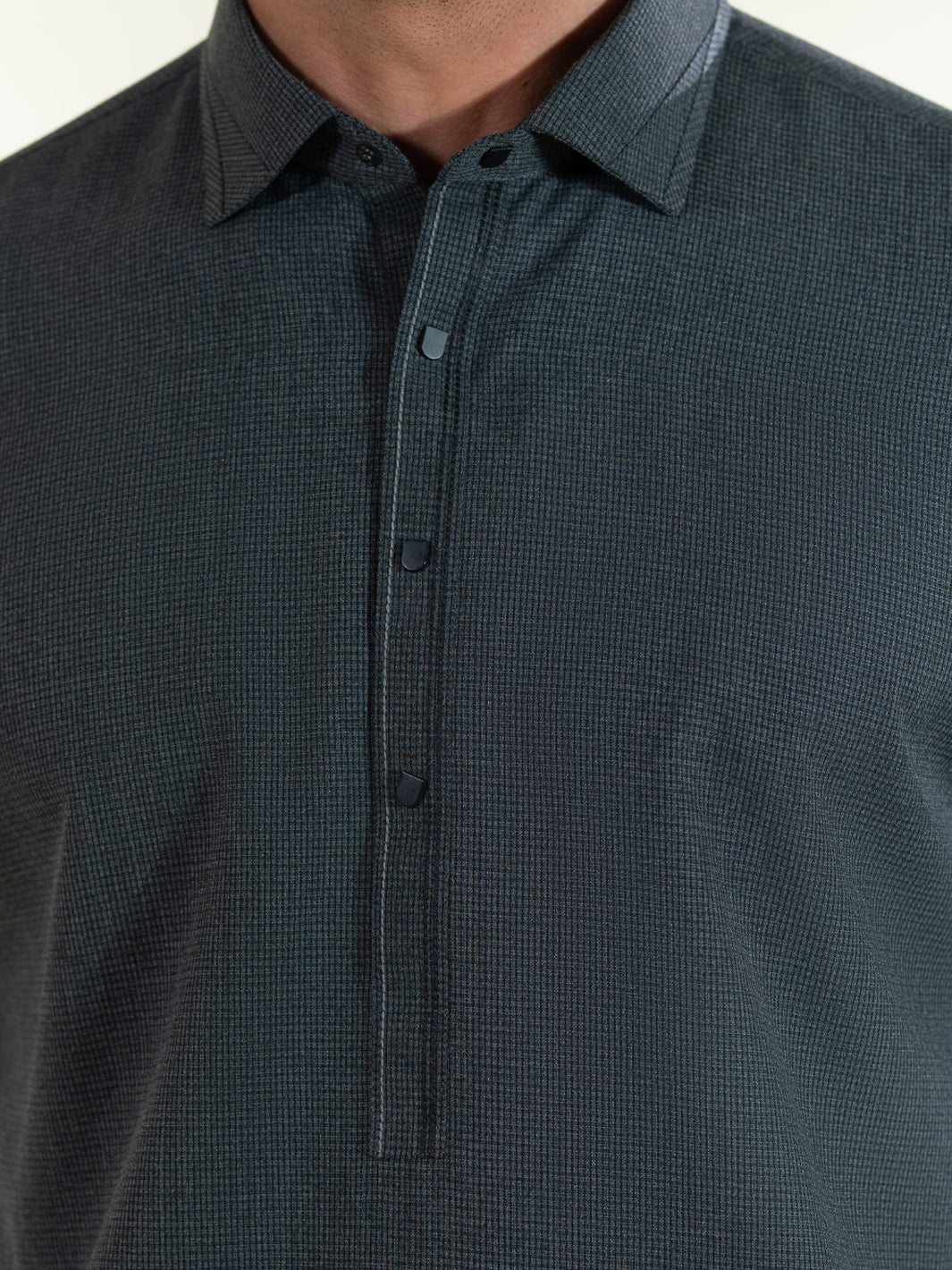 Blended Charcoal Grey Shalwar Kameez- Almirah SK012