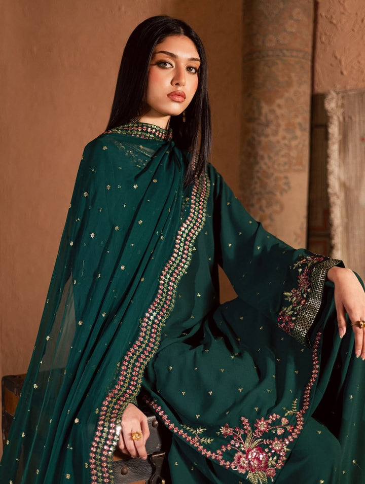 SHANZAY Pure Lawn Embroidered 3 Piece Dress – LF-SH-015