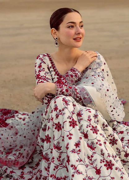 Pure Luxury Lawn Embroidered Eid Outfit - LL447