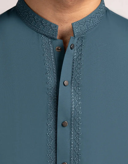 Blended Sea Green Shalwar Kameez -  SK007