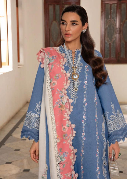 Pure Luxury Lawn Embroidered Eid Outfit - LL457