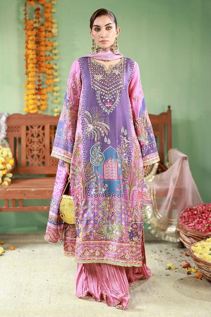 Pure Luxury Lawn Embroidered Eid Outfit - LL458