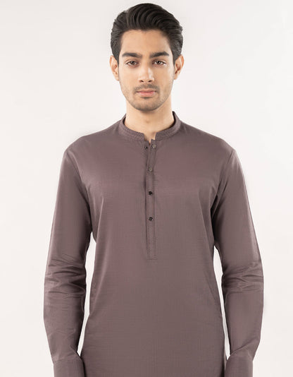 Blended Brown Shalwar Kameez - SK002