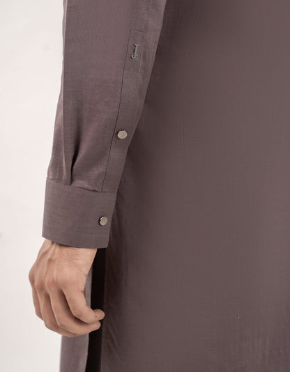 Blended Brown Shalwar Kameez - SK002