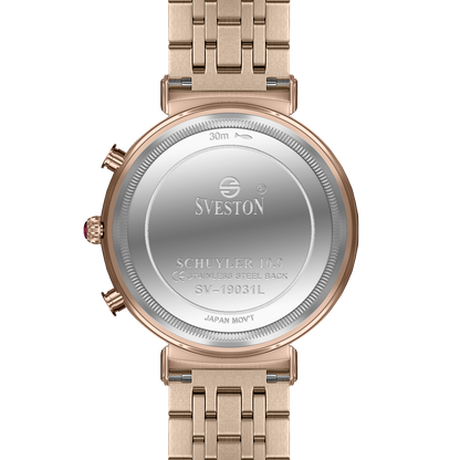 Schuyler Women’s 32MM Stainless Steel Watch - Rose Gold