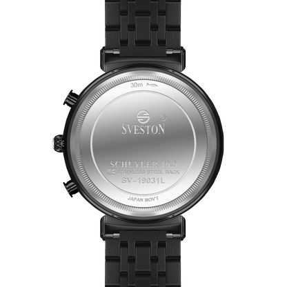 Schuyler Women’s 32MM Stainless Steel Watch - Black