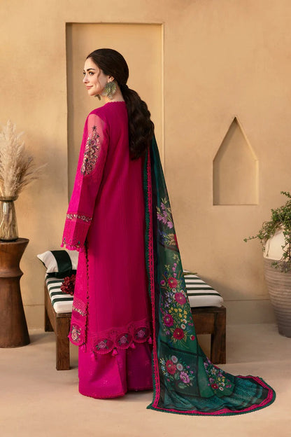 Pure Lawn Pink Chickenkari Eid Outfit - LL413