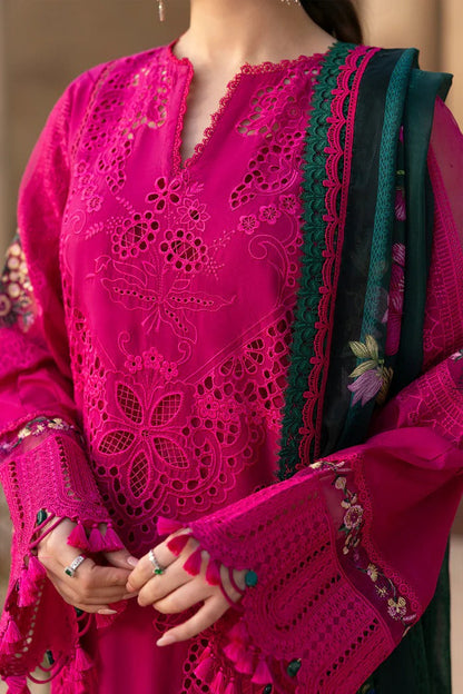 Pure Lawn Pink Chickenkari Eid Outfit - LL413