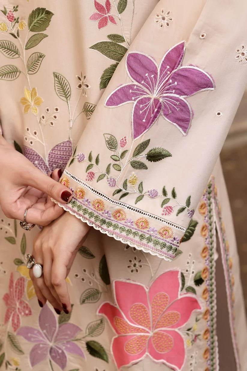 Pure Lawn Embroidered Eid Outfit - LL428
