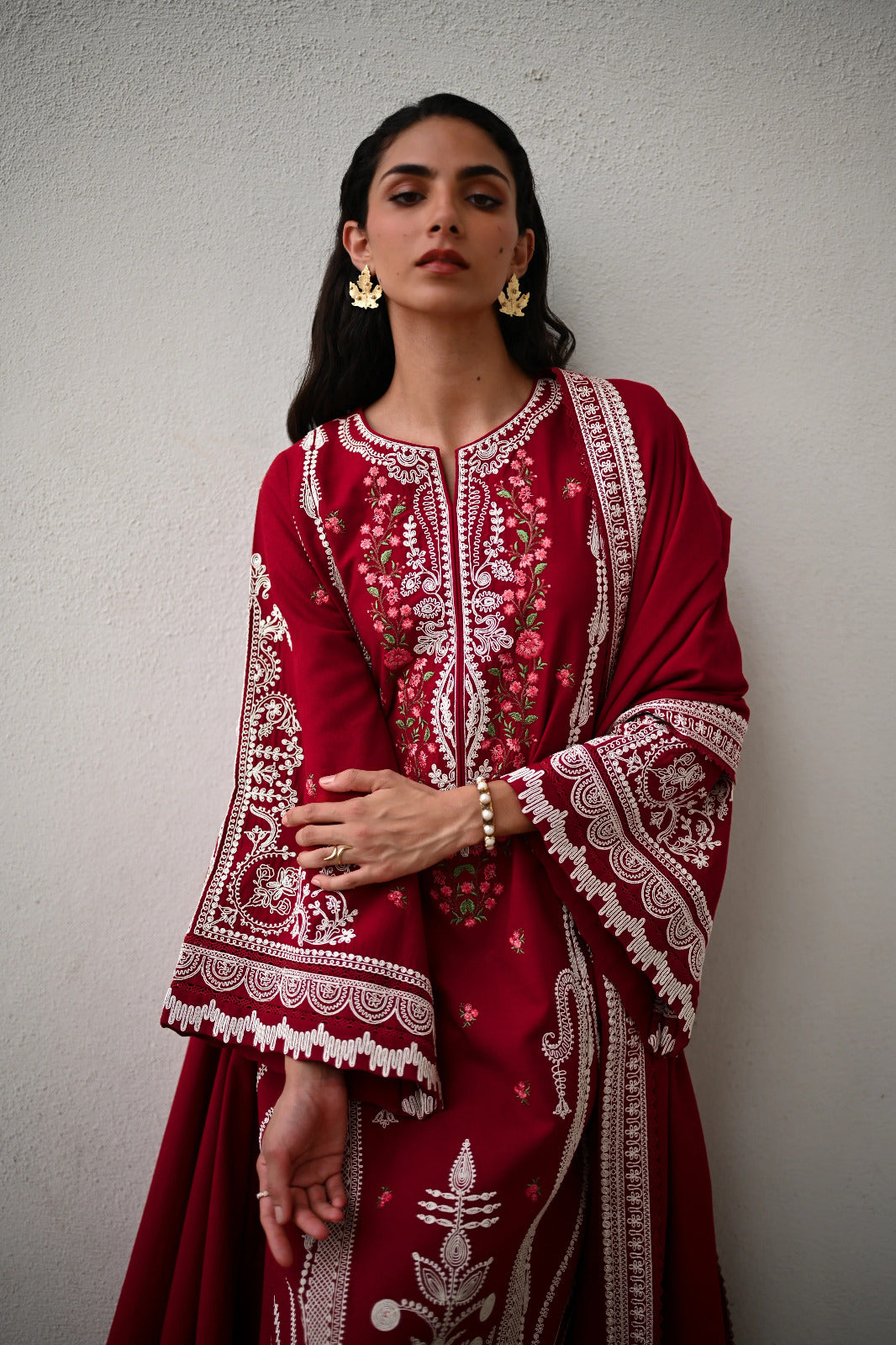 Pure Lawn Embroidered Eid Outfit - LL429