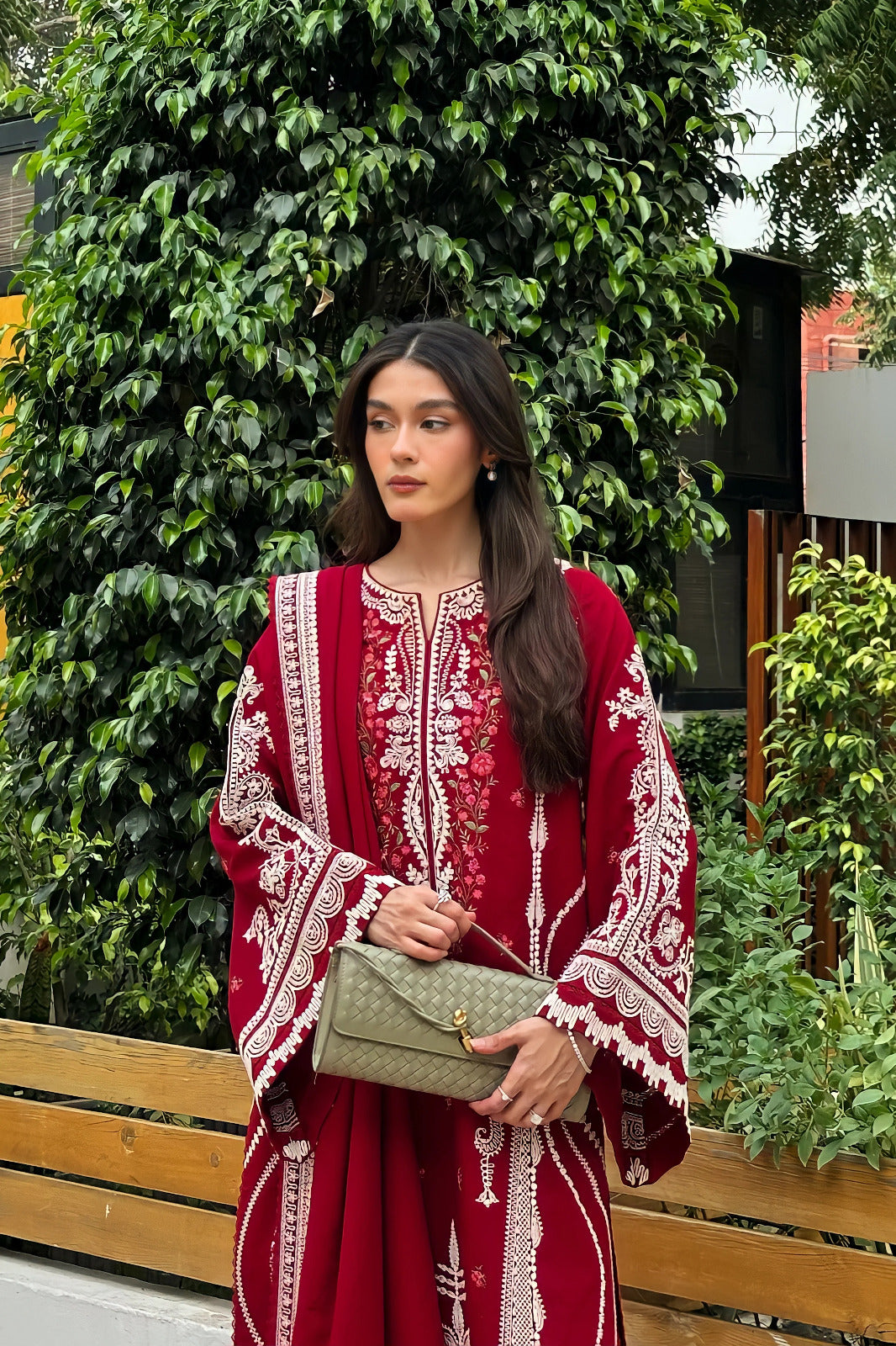 Pure Lawn Embroidered Eid Outfit - LL429