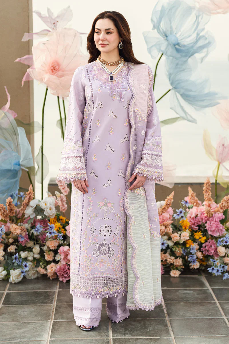 Pure Lawn Peach Chickenkari Dress - LL379