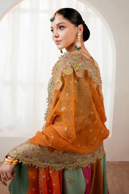 Pure Chiffon Embroidered Wedding Lehenga Choli Dress - WW490