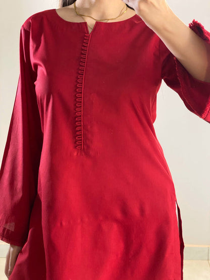 FLOWER Lawn Embroidered 3 Piece Dress – LF-FW-019