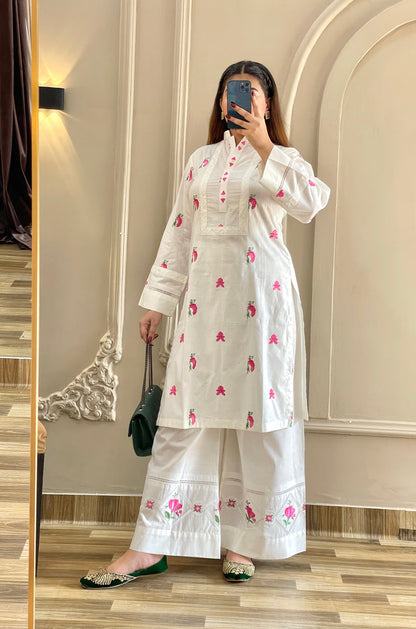 PRET Embroidered Cotton 2 Piece Dress – LF-PT-022
