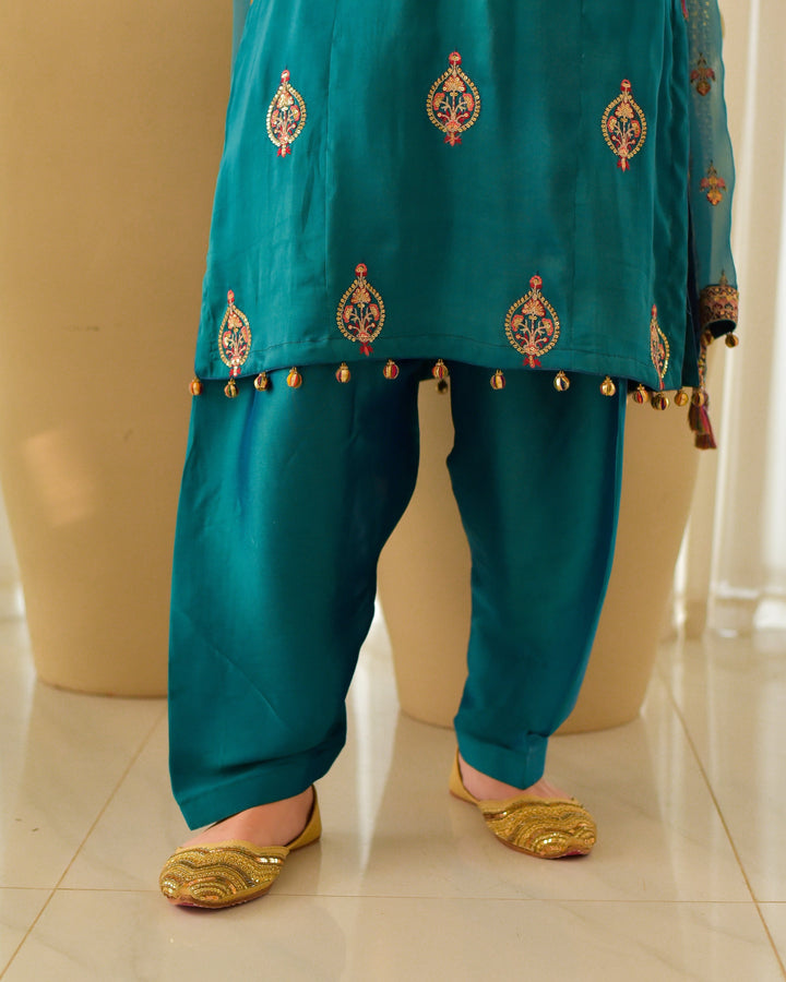ANCHAL Luxury Sheesha Silk 3 Piece Dress – LF-AN-038