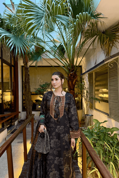 Ayza Pure Lawn Embroidered 3 Piece Dress – LF-AZ-002