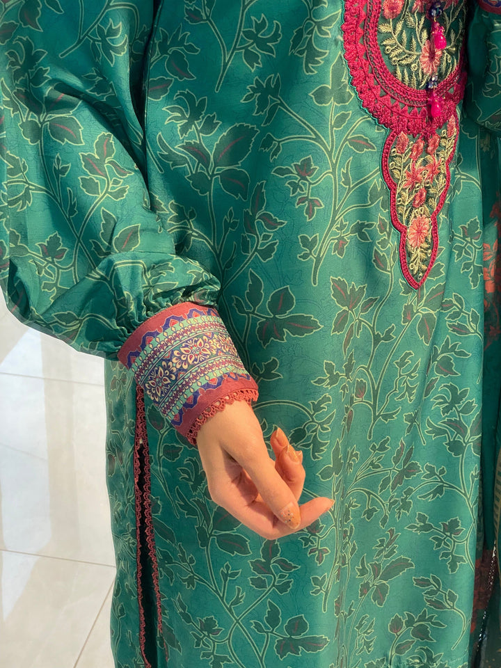 Hoor Pure Lawn Embroidered 3 Piece Dress – LF-HN-004
