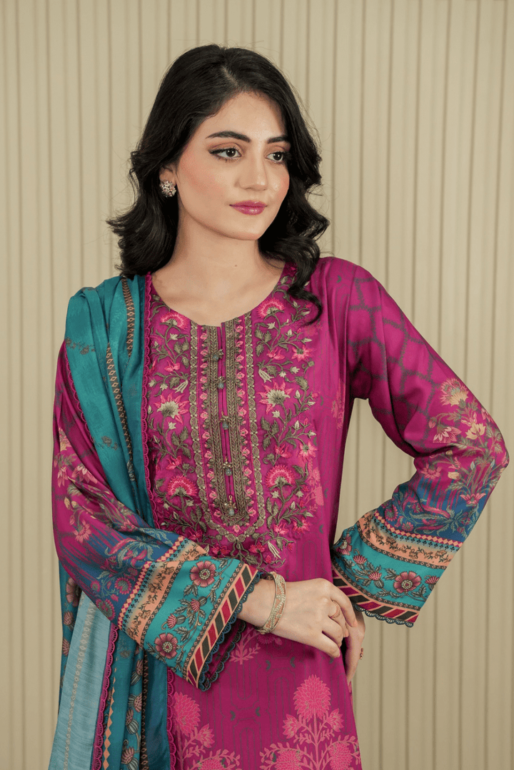 Meena Pure Lawn Embroidered 3 Piece Dress – LF-MN-003 (Copy)