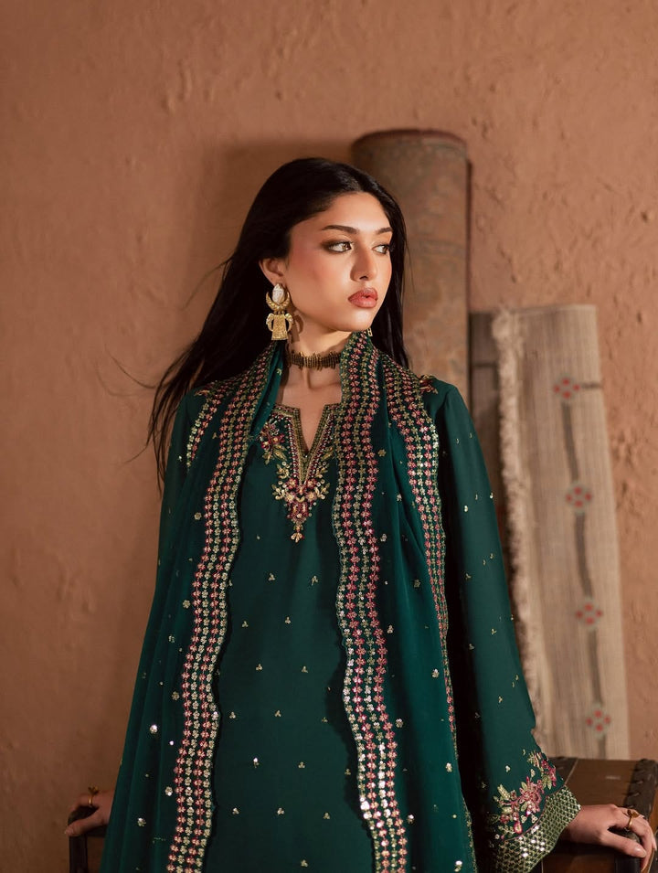 SHANZAY Pure Lawn Embroidered 3 Piece Dress – LF-SH-015