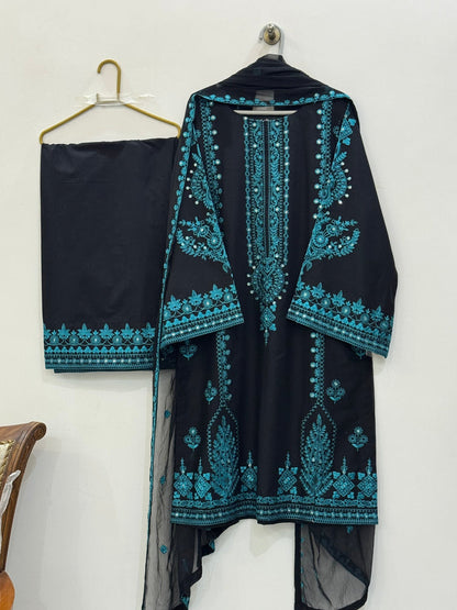 ZURAY Pure Lawn Embroidered 3 Piece Dress – LF-ZY-031
