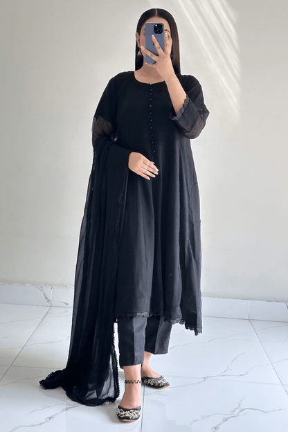 MISHA Chiffon Embroidered 3 Piece Dress – LF-MS-021