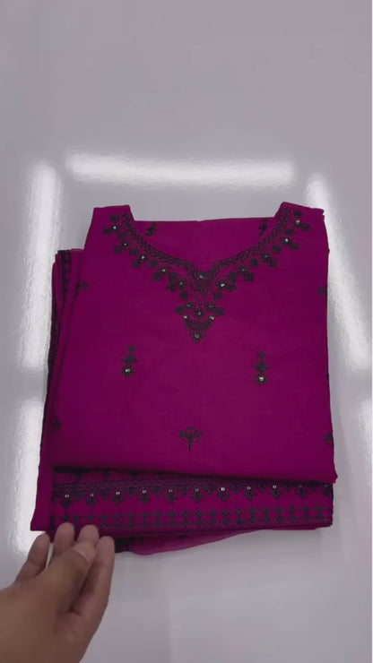 KINZA Pure Lawn Embroidered 3 Piece Dress – LF-KZ-029